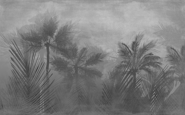 Vague palm jungle wallpaper mural A10026500