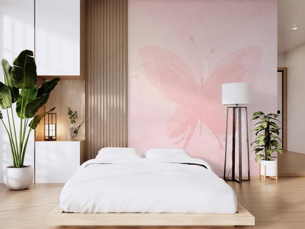 The queen butterfly bedroom wallpaper mural A10026700
