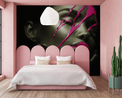The pink queen girl room wallpaper mural A10032900