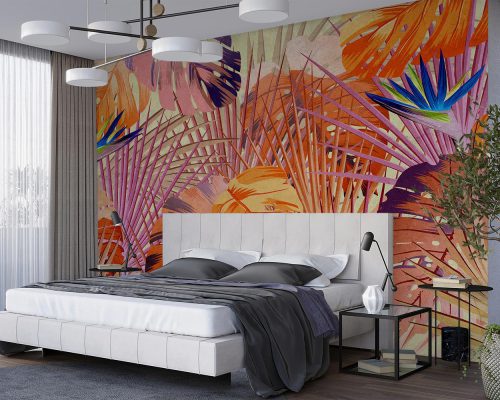 Tropical Leaves Wallpaper Mural A10045000 for bedroom