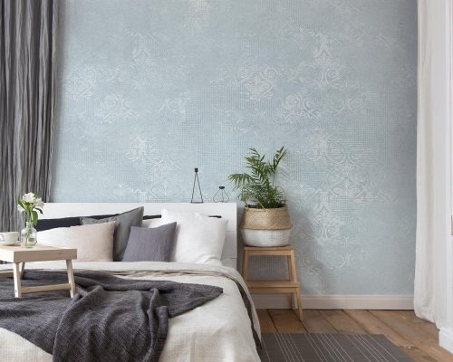 Soft Blue Patina Wallpaper Mural A10070500 for bedroom