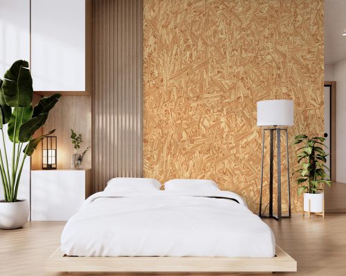 Cream Compressed Wood Particle Board Texture Wallpaper Mural A10168200 for bedroom