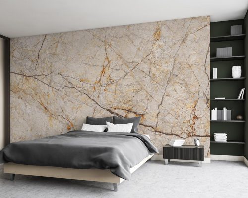Cream Marble Stone Wallpaper Mural A10168700 for bedroom