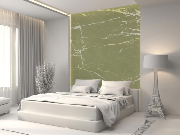 Green Gray Marble Stone Wallpaper Mural A10223500 for bedroom