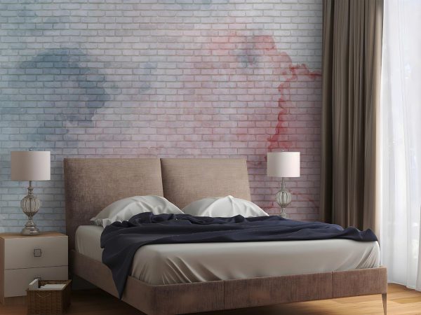 Colorful Brick wall Wallpaper Mural A10274400 for bedroom