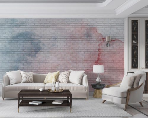 Colorful Brick wall Wallpaper Mural A10274400 for living room