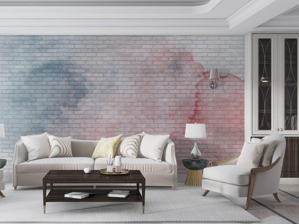 Colorful Brick wall Wallpaper Mural A10274400 for living room