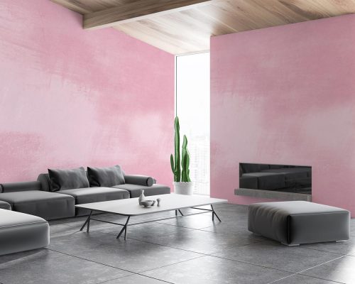 Pink Simple Wallpaper Mural A10282600 for living room
