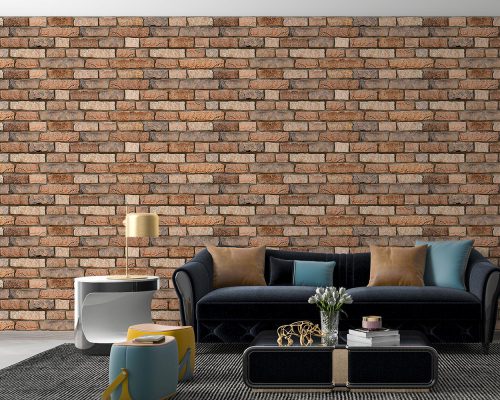 Cream Brick wall Wallpaper Mural A10293200 for living room