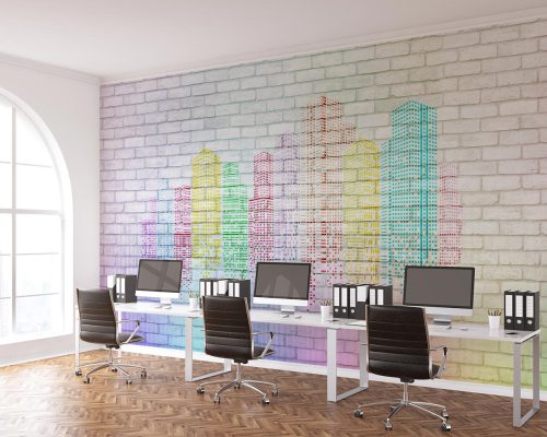 City Wallpaper Mural A12014500 for office